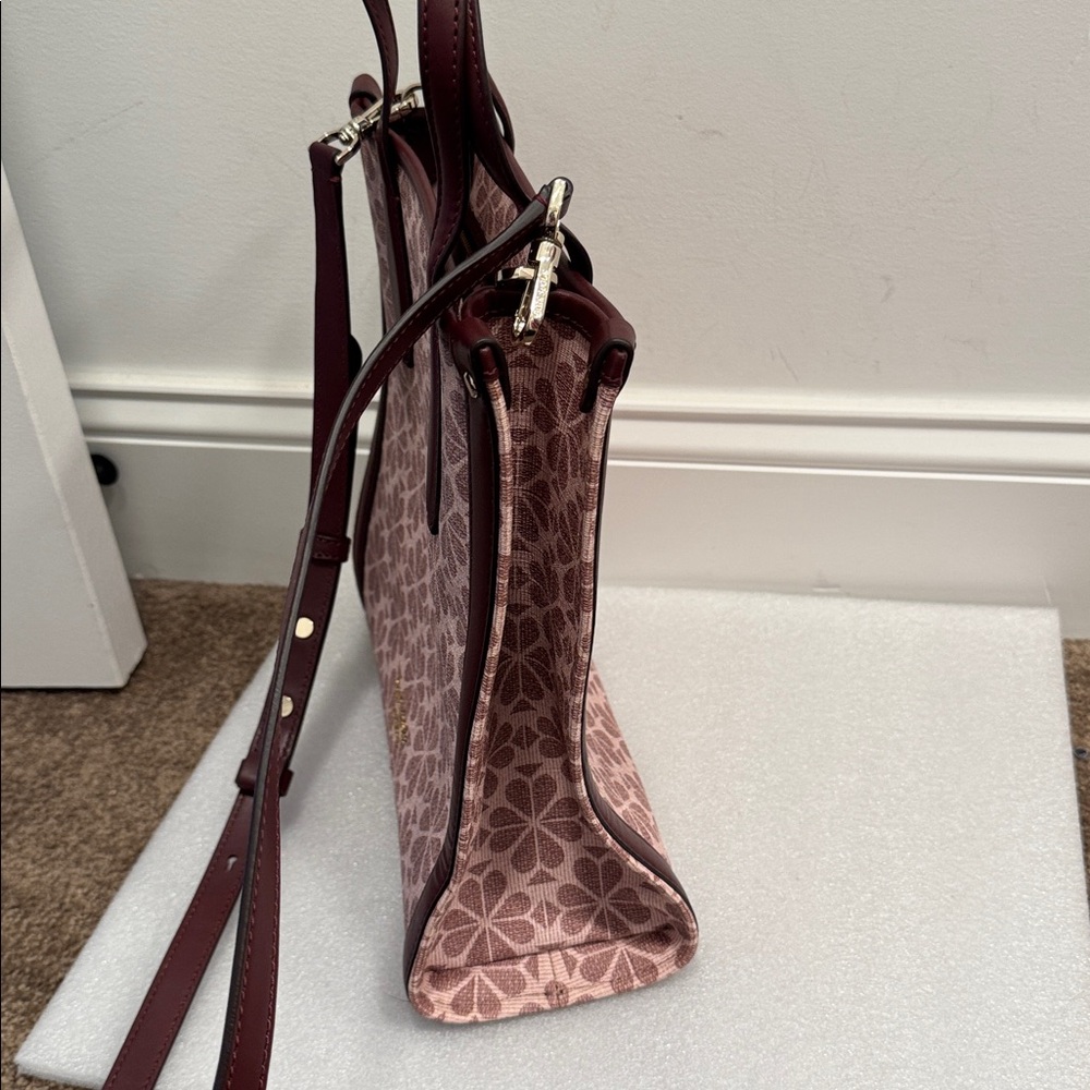 Kate Spade Spade Flower Coated Canvas Rowan Medium North South Tote bag - Picture 3 of 8